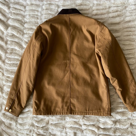 Carhartt WIP Work in Progress Michigan Chore Coat Hamilton Brown Dearborn Canvas - Picture 7 of 14